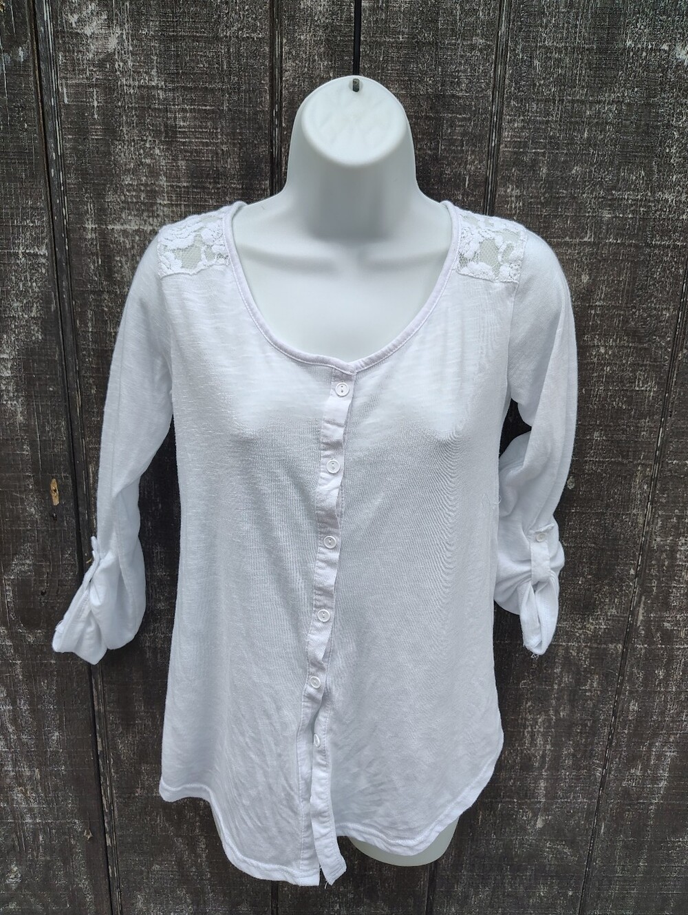 Paper + Tee Lace Top